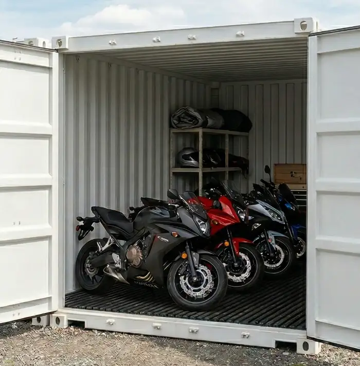 vehicle storage dairy flat